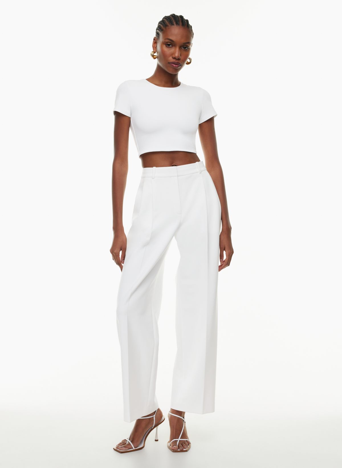 Zara Limited Contour Collection 11 Cropped Sweatshirt