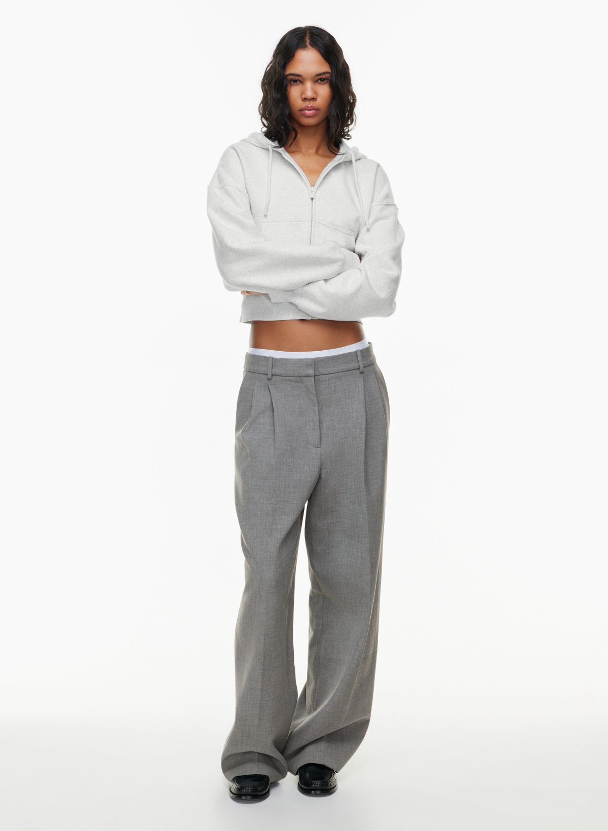 Boyfriend zip best sale hoodie aritzia