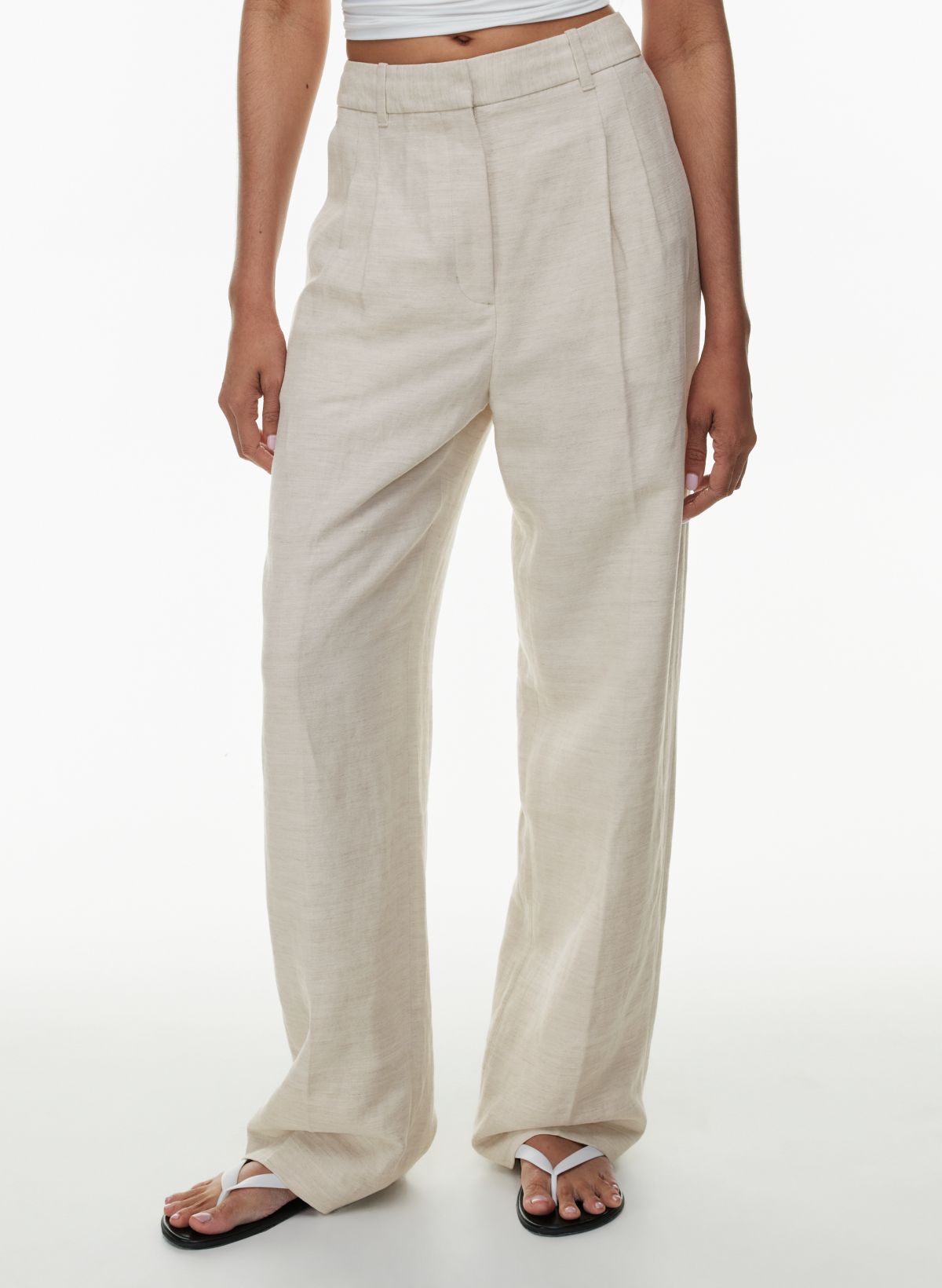 The Effortless Pant™ THE EFFORTLESS PANT™ LINEN CROPPED
