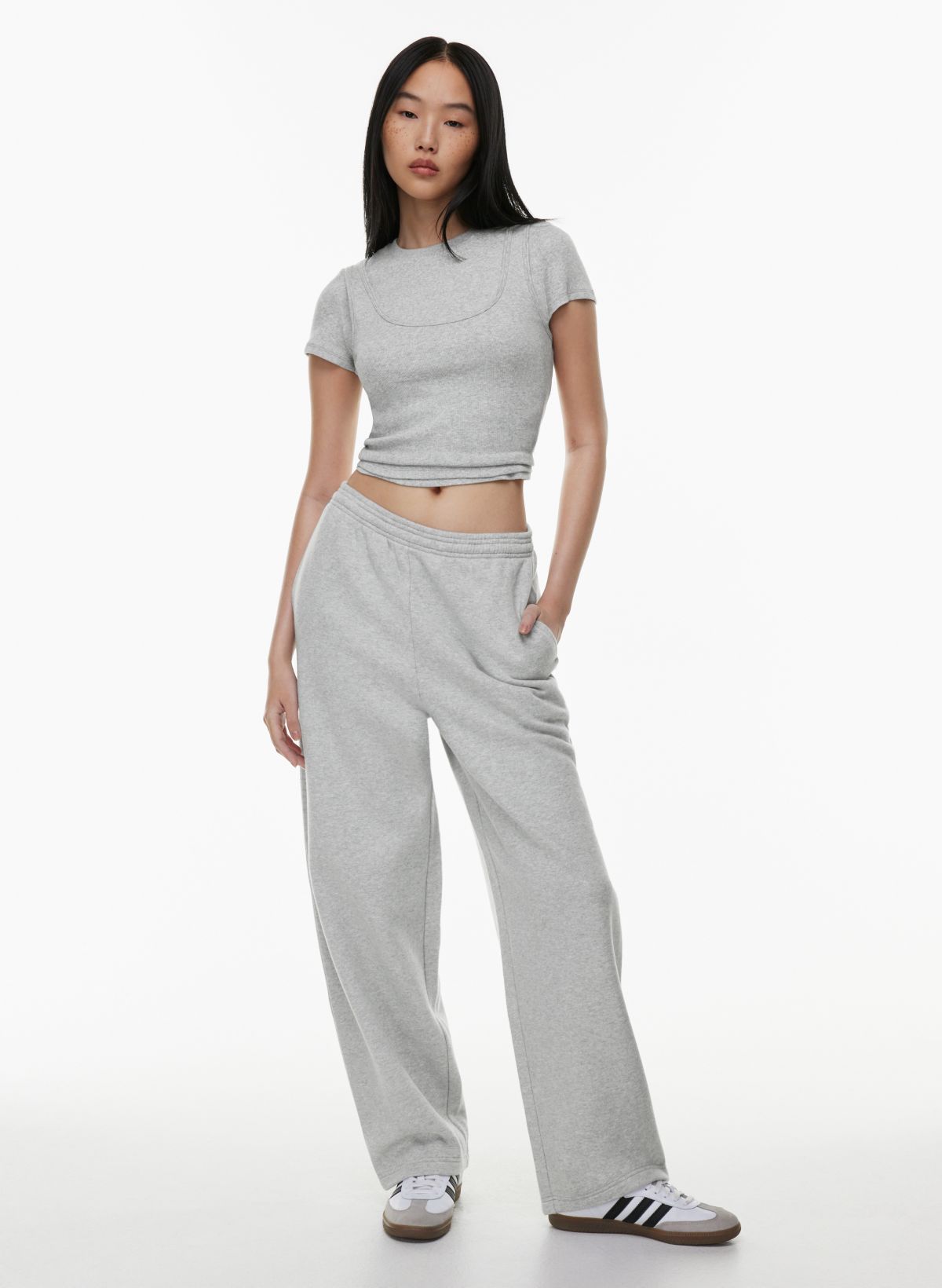 cozy fleece boyfriend balloon sweatpant