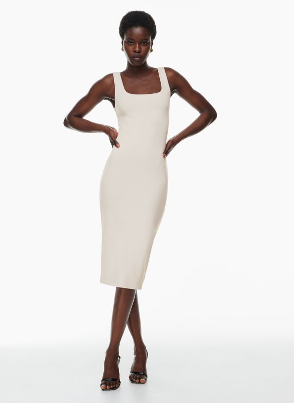 Khaya Women's Full Slip Bodycon Dress Strap Lace Slim Body