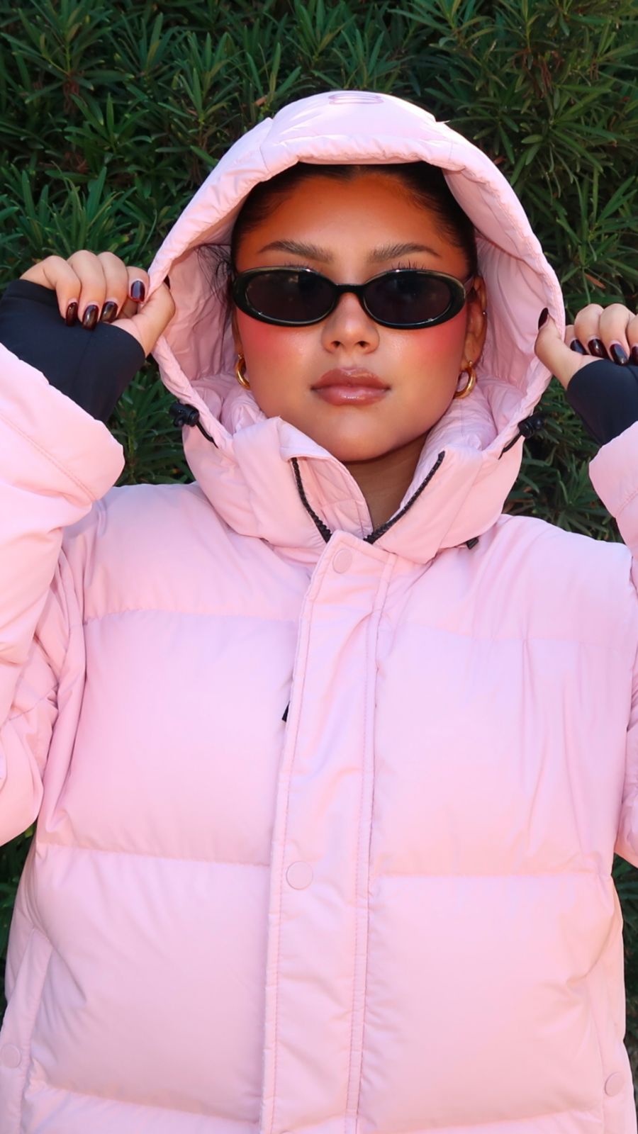 Aritzia pink clearance puffer