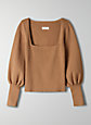 GIDEON SCULPT KNIT SWEATER | Aritzia