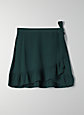 RUFFLE WRAP SKIRT | Aritzia