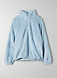 FUZZY ZIP MOCKNECK | Aritzia