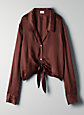 TIE-FRONT BLOUSE | Aritzia