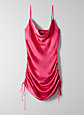 ONLY RUCHED SLIP DRESS | Aritzia