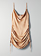 ONLY RUCHED SLIP DRESS | Aritzia