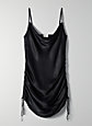 ONLY RUCHED SLIP DRESS | Aritzia
