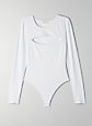 CONTOUR CUT-OUT LONGSLEEVE BODYSUIT | Aritzia