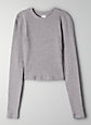 CROPPED RIB LONGSLEEVE | Aritzia