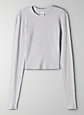 CROPPED RIB LONGSLEEVE | Aritzia