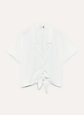 THE TIE-FRONT BLOUSE | Aritzia