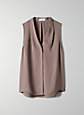 SLEEVELESS POWER BLOUSE | Aritzia