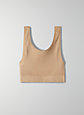SEAMLESS RIBBED BRA TOP | Aritzia