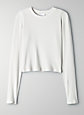 CROPPED RIB LONGSLEEVE | Aritzia
