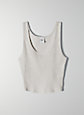 CROPPED RIB TANK | Aritzia