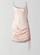 ONLY RUCHED SLIP DRESS | Aritzia