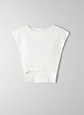 CUT-OUT KNIT TOP | Aritzia