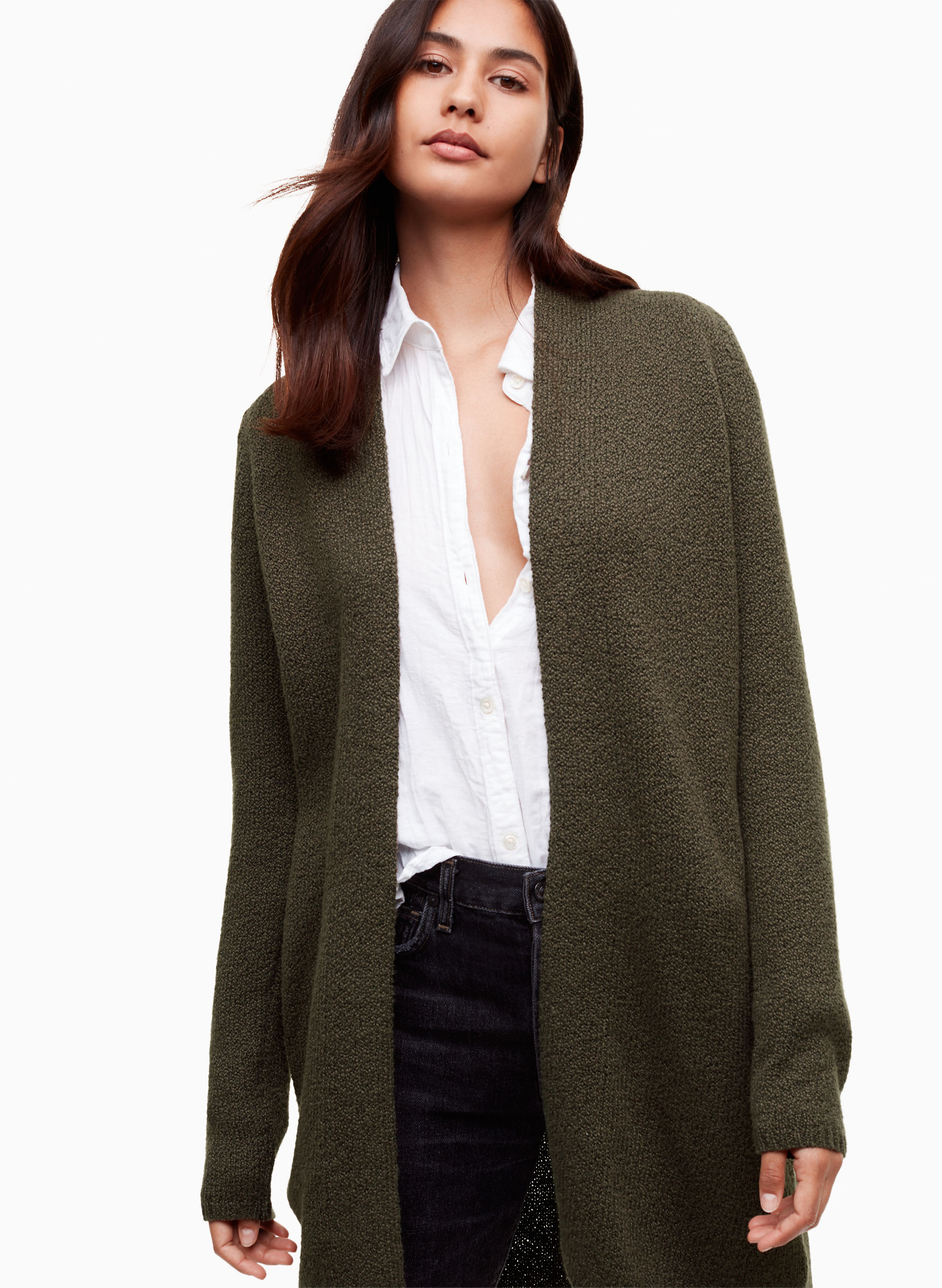 aritzia sweater jacket