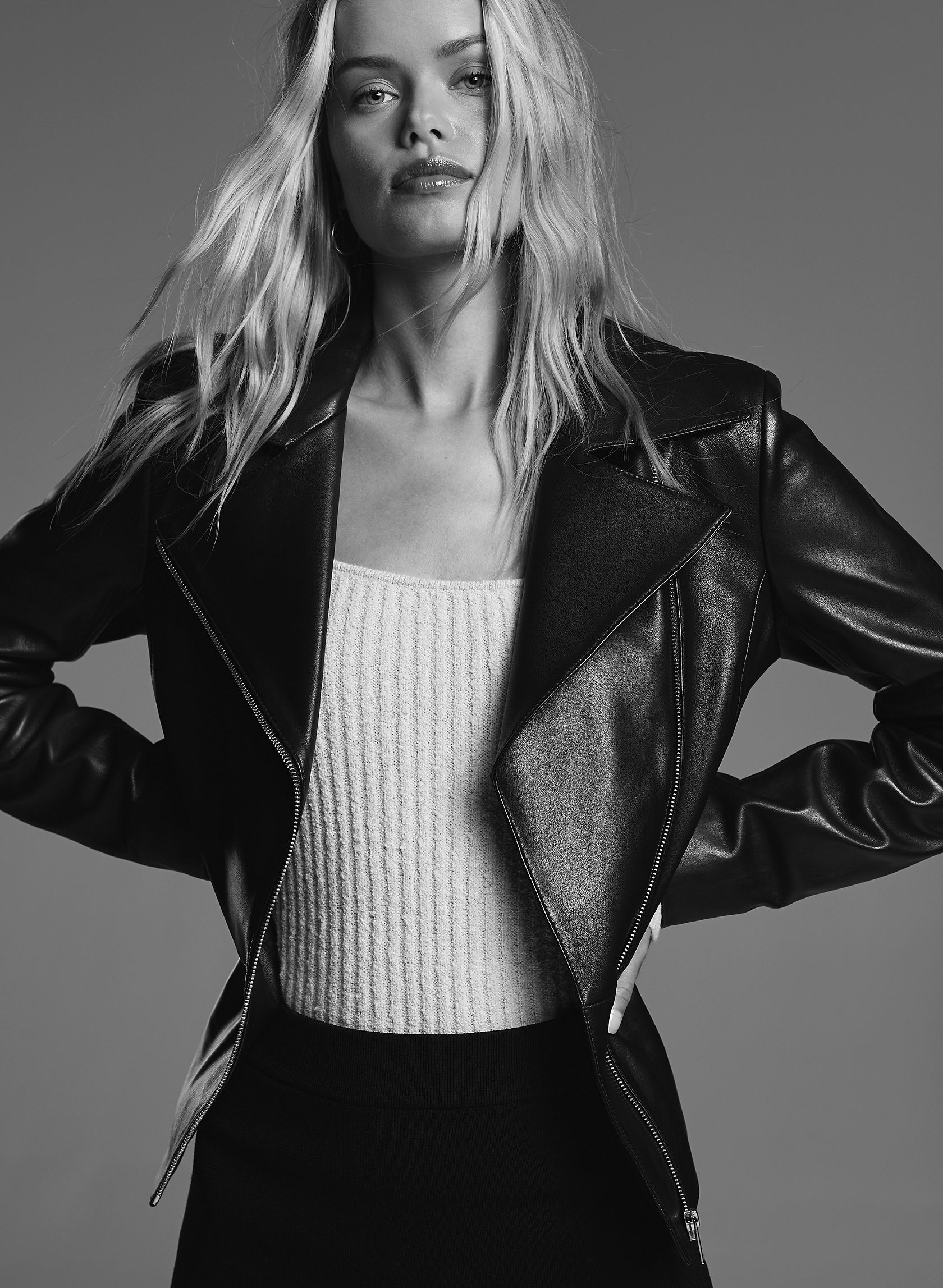 Babaton LOVE LEATHER JACKET | Aritzia US