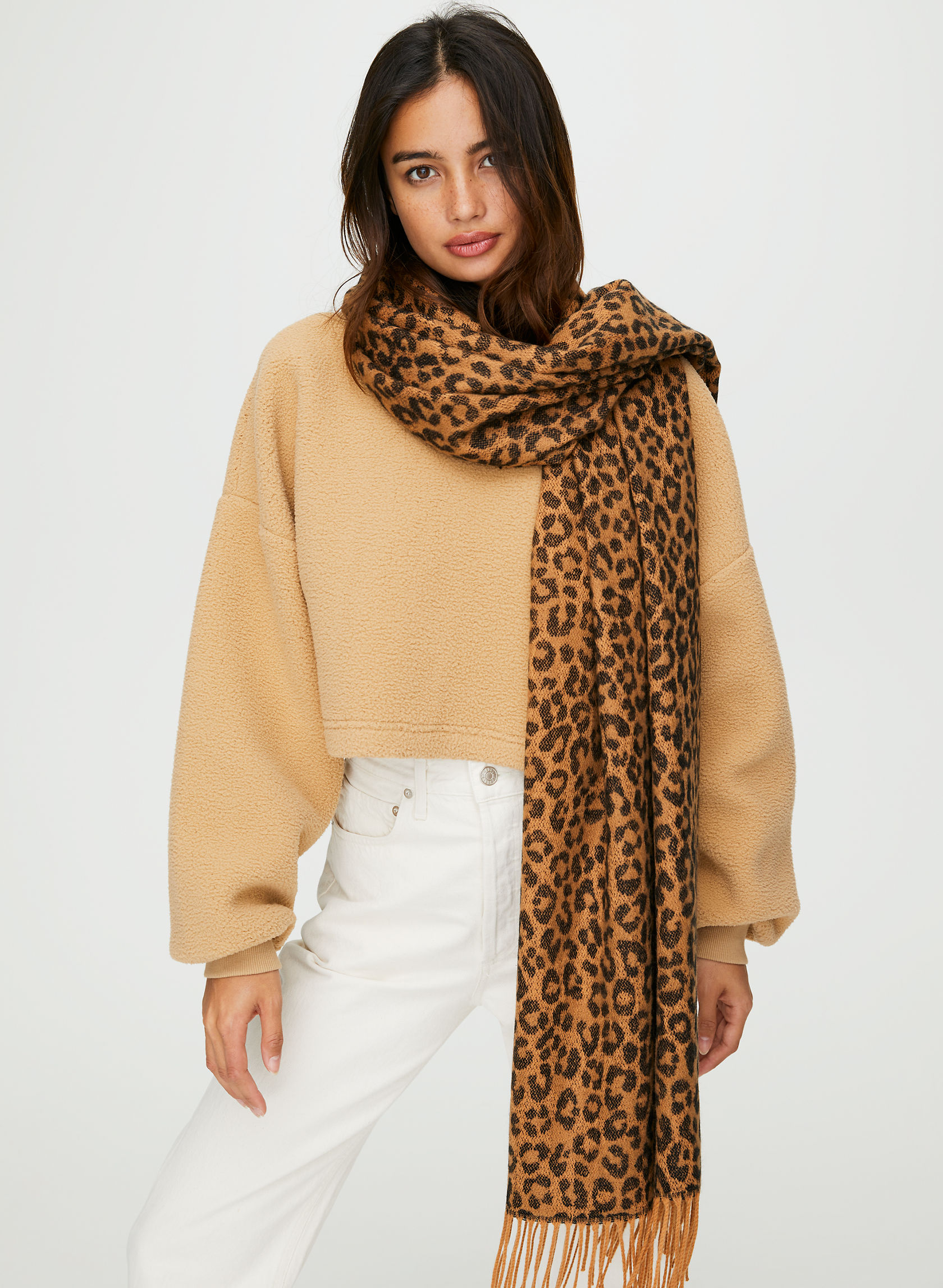 Main Character LAUREN FRINGE SCARF | Aritzia CA