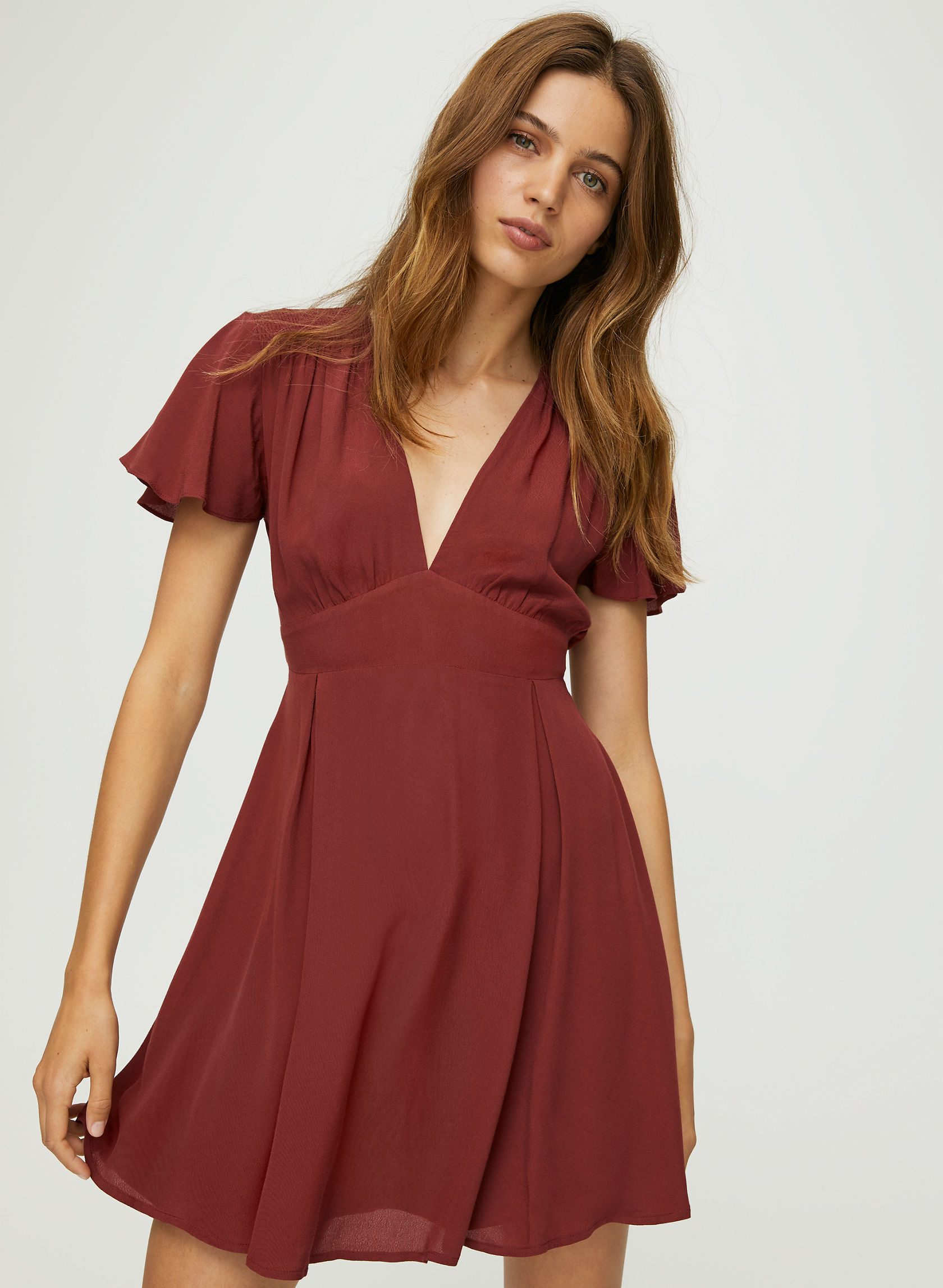 Sunday Best FLUTTER MINI DRESS | Aritzia US