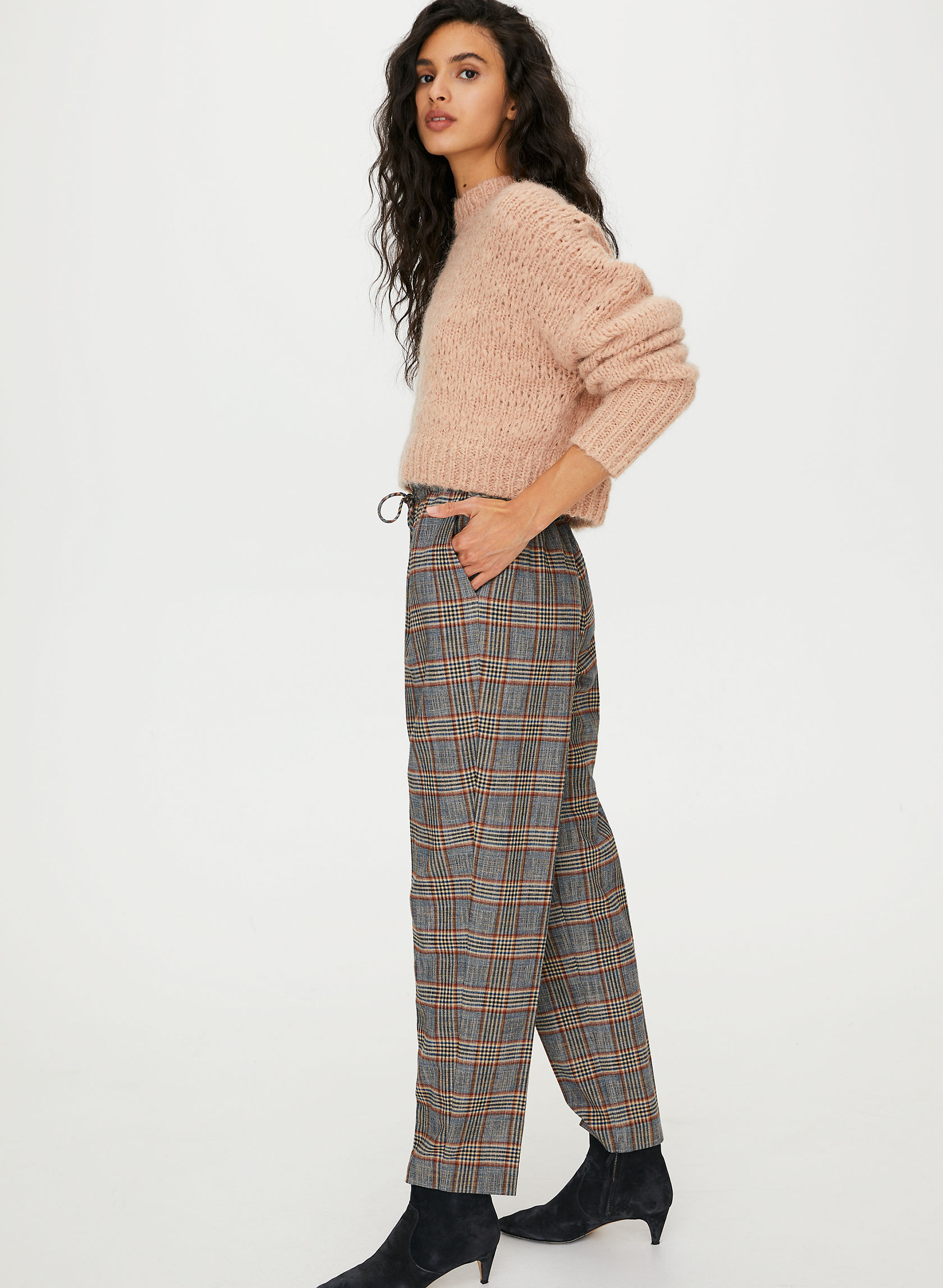 Wilfred ALTO CHECK PANT | Aritzia CA