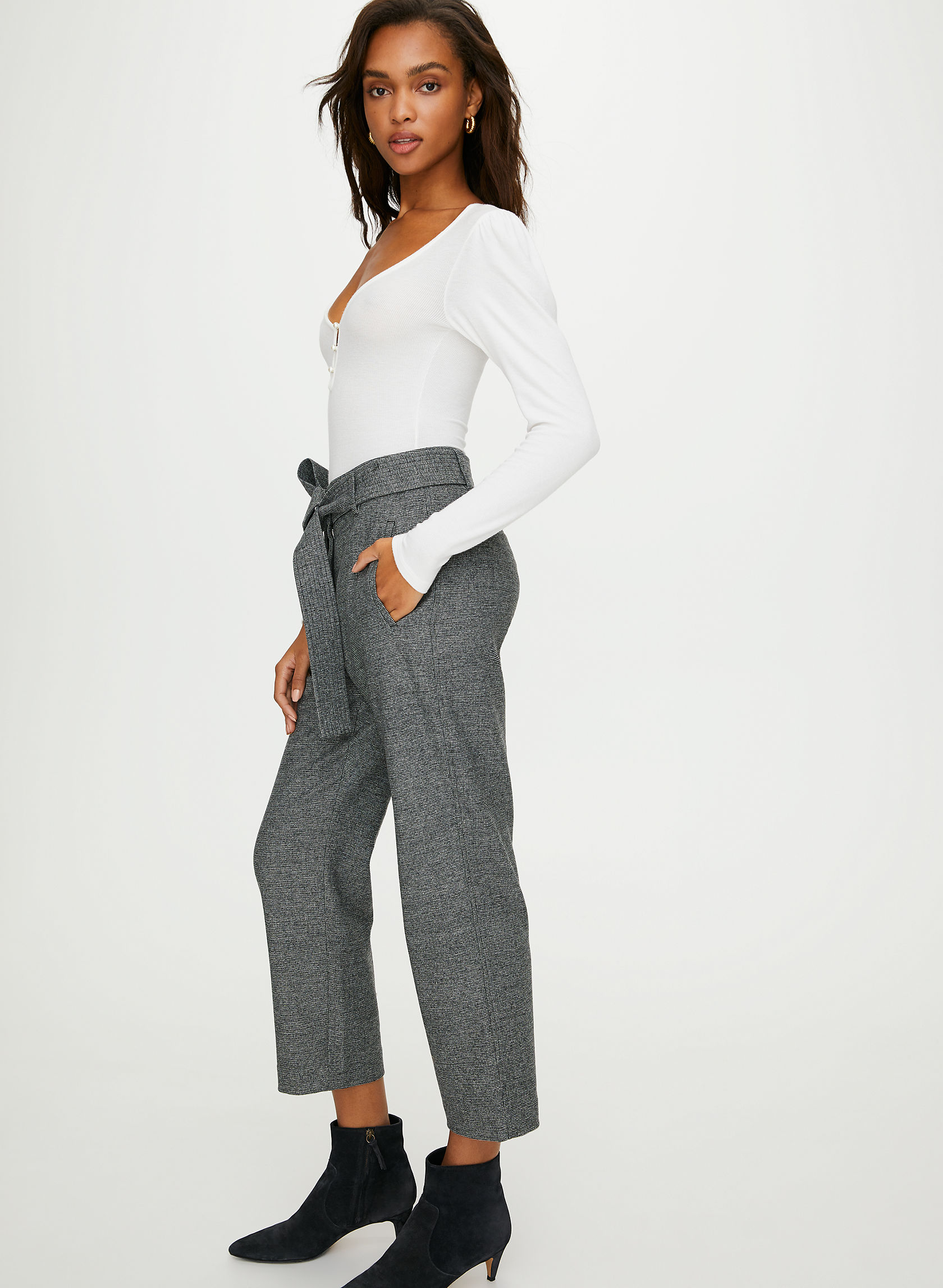 Wilfred NEW TIE-FRONT WOOL PANT | Aritzia CA