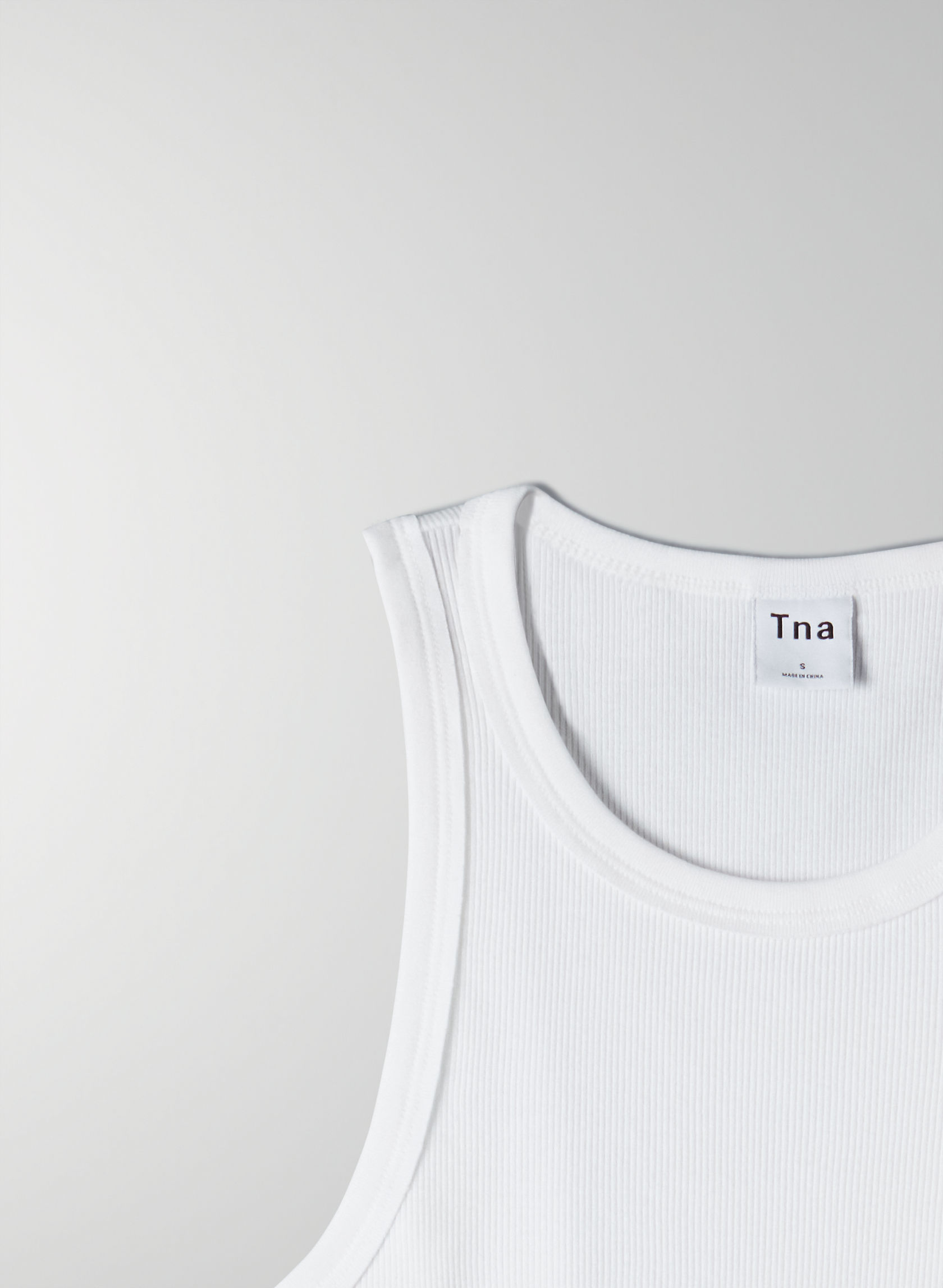 Tna CROPPED RIB RACER TANK | Aritzia INTL