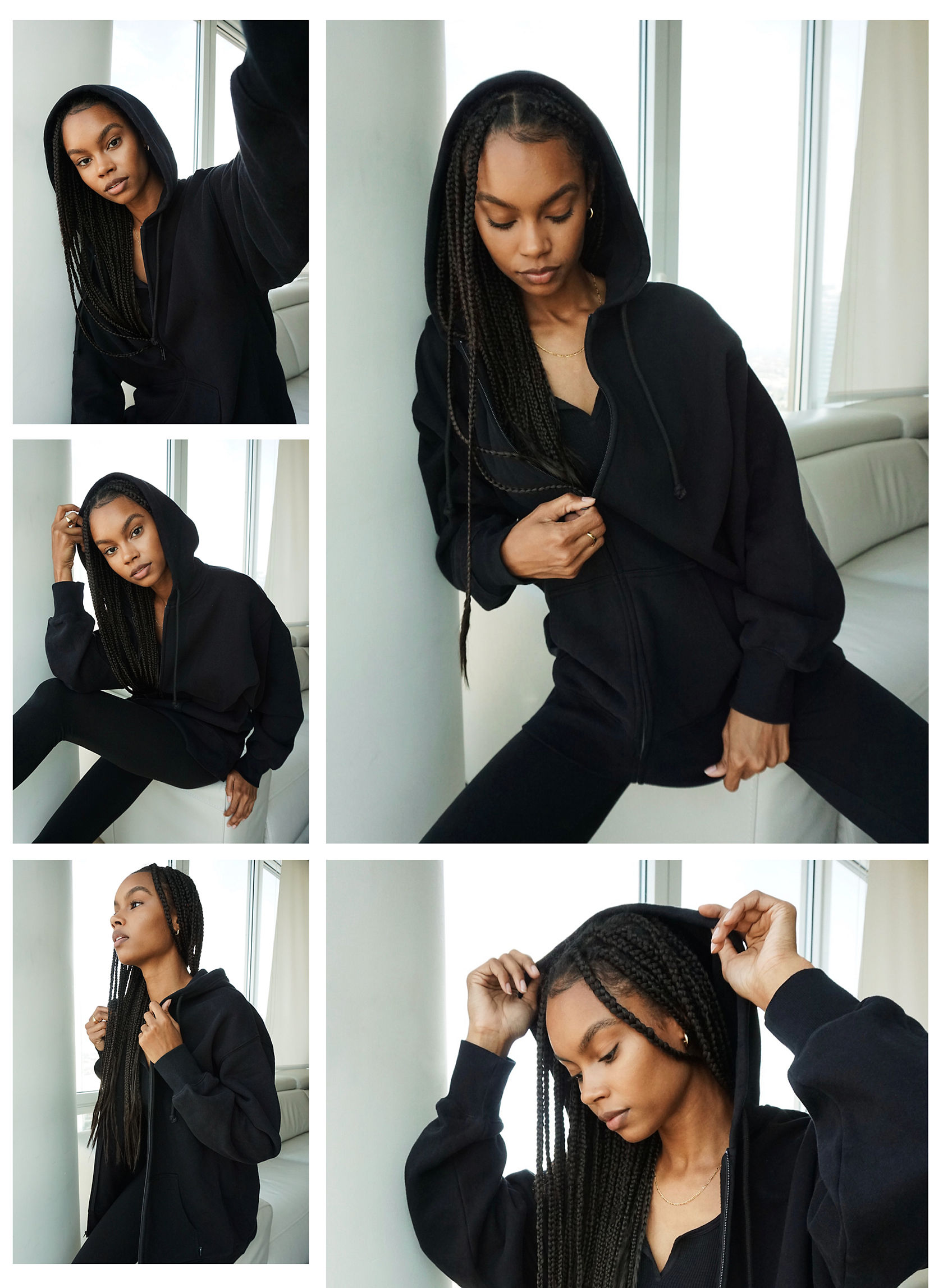 Tna COZYAF BOYFRIEND ZIPUP HOODIE Aritzia INTL