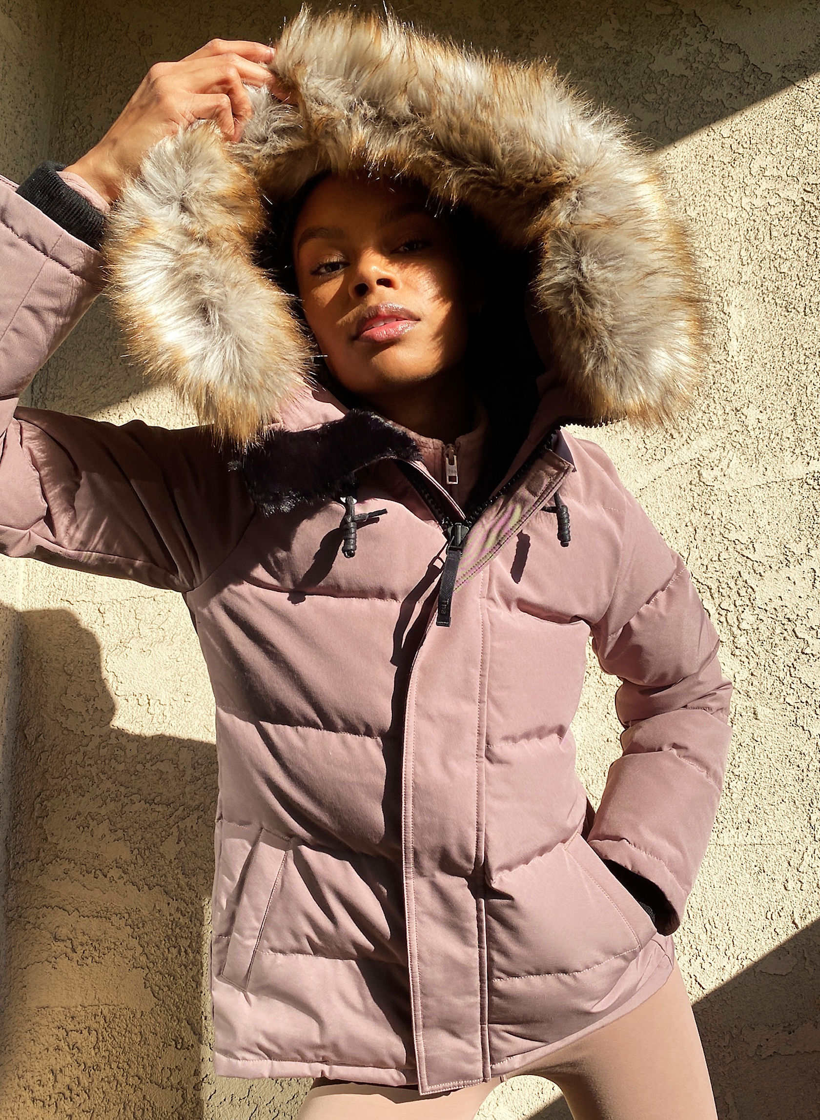 womens parka coat size 22