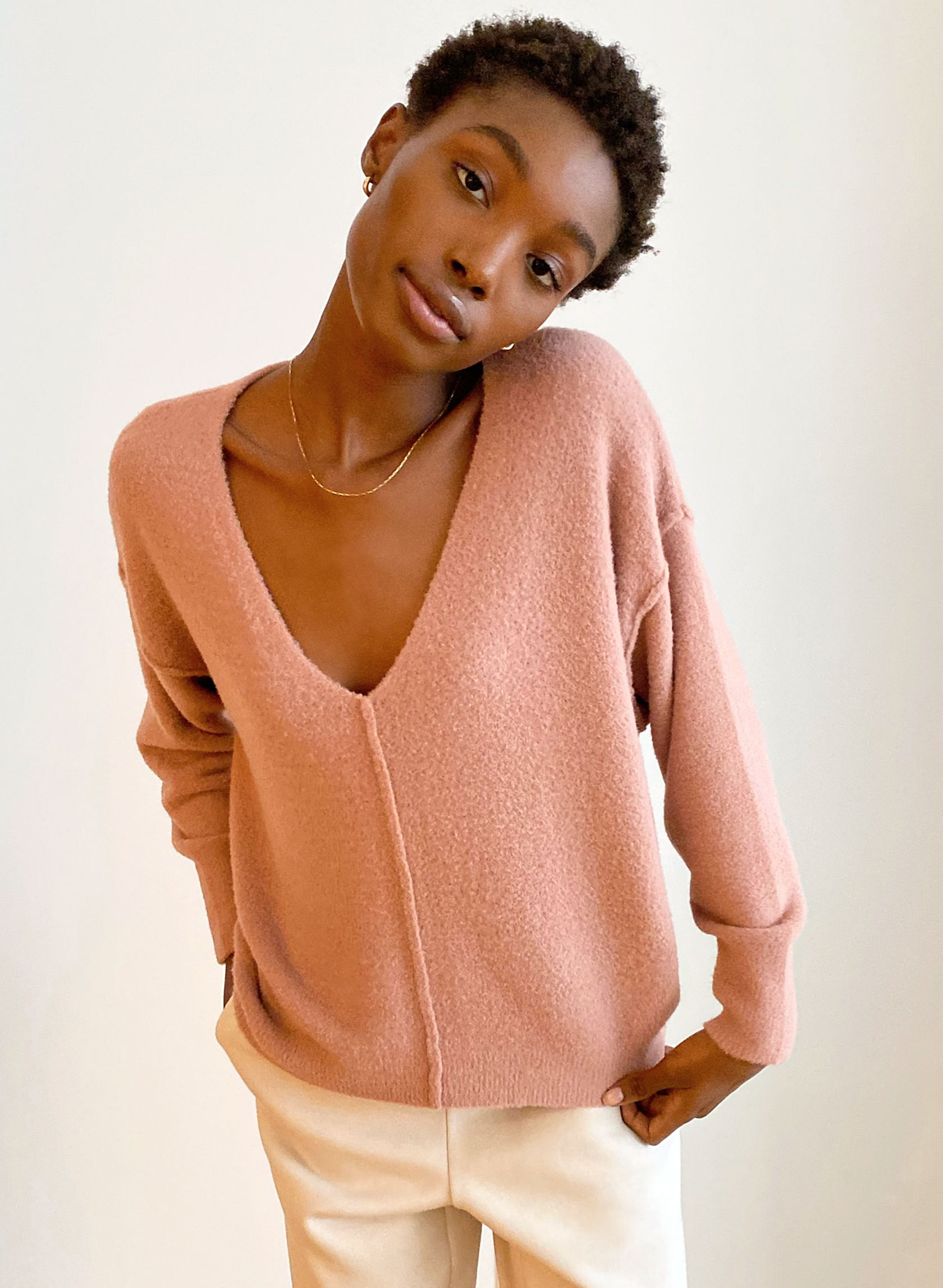 wilfred free v neck sweater