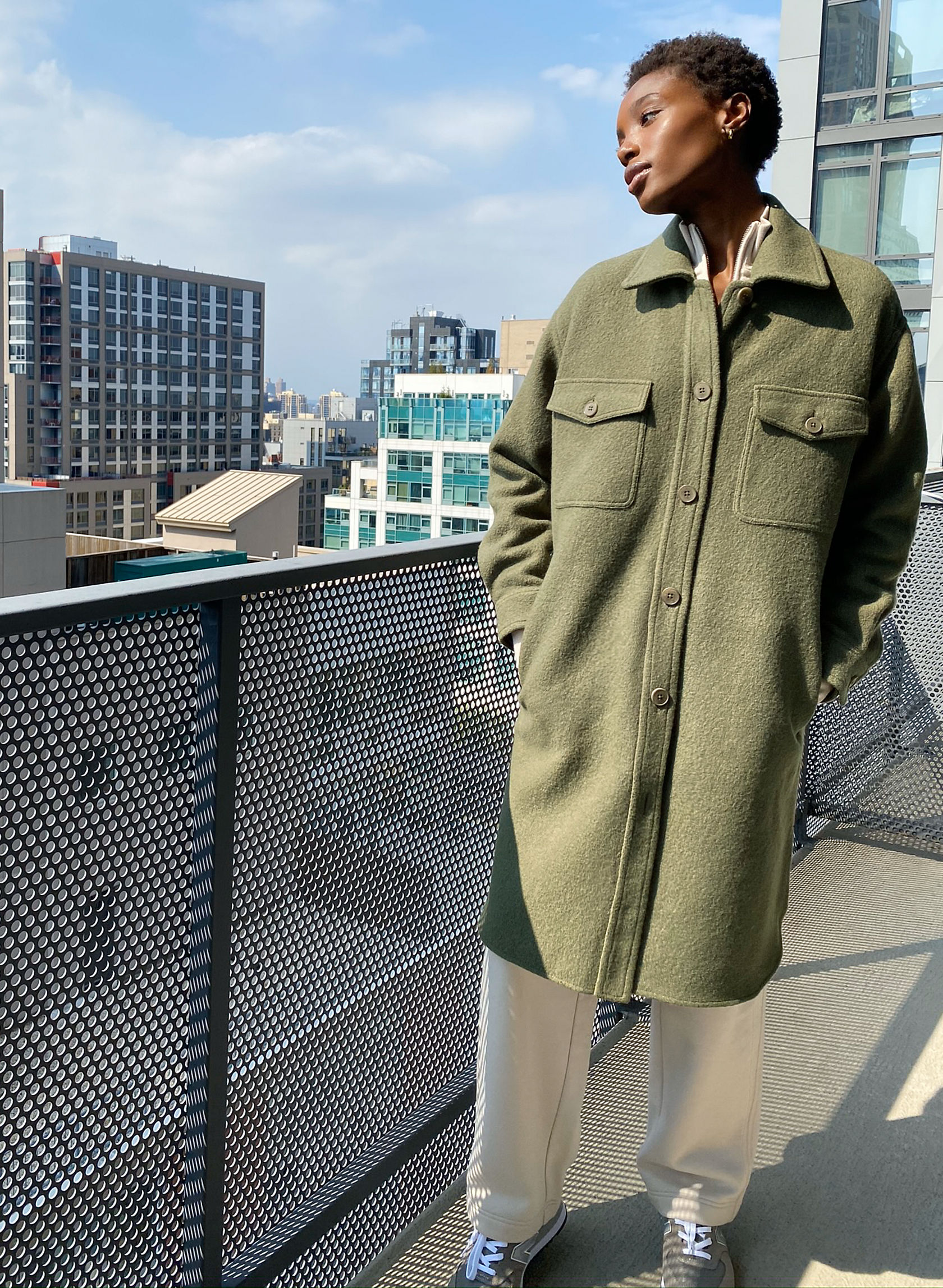 Wilfred Free GANNA LONG JACKET Aritzia CA