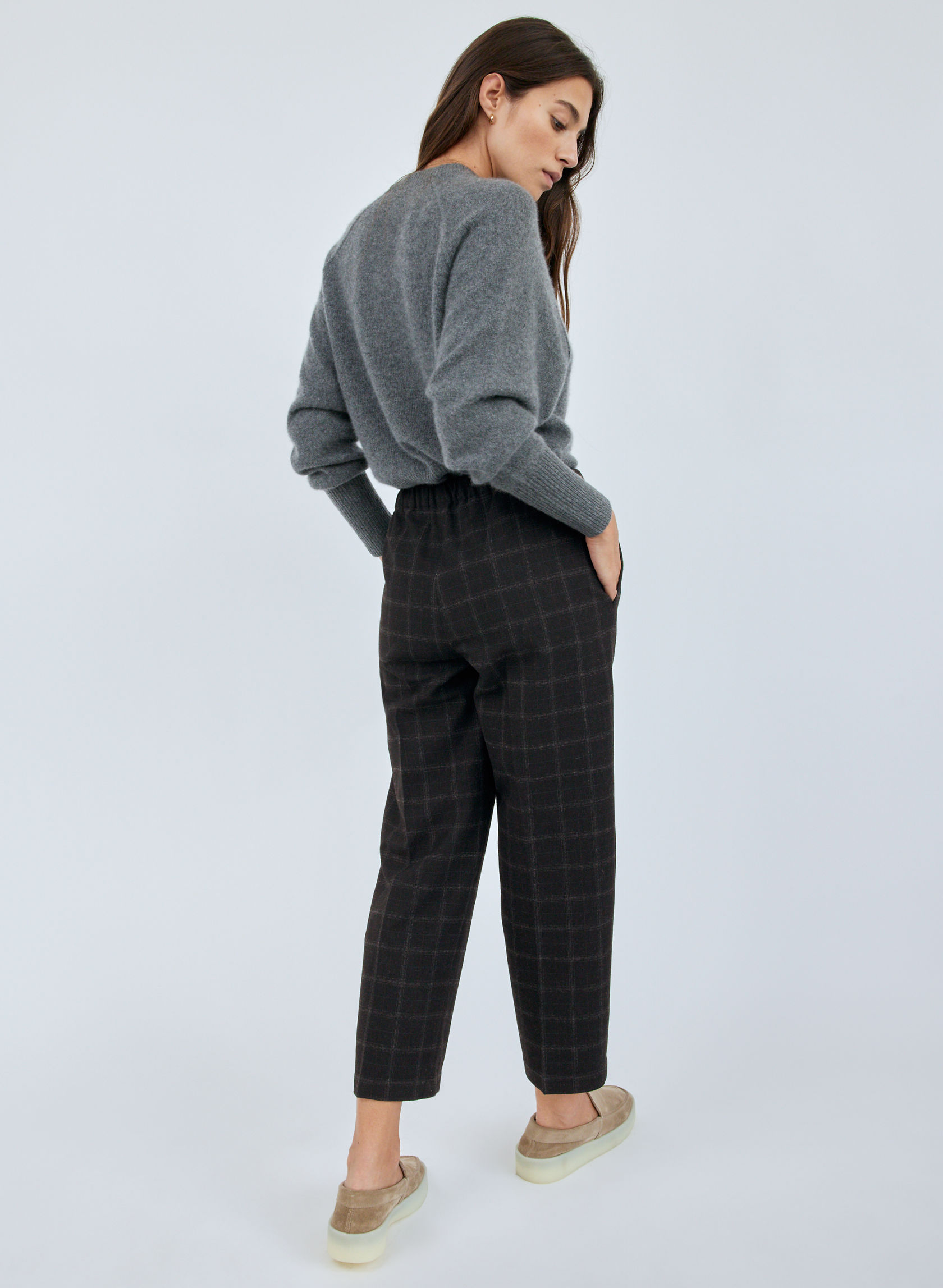 The Group Babaton / Aritzia Jimmy Pant in Heather Comet Size S