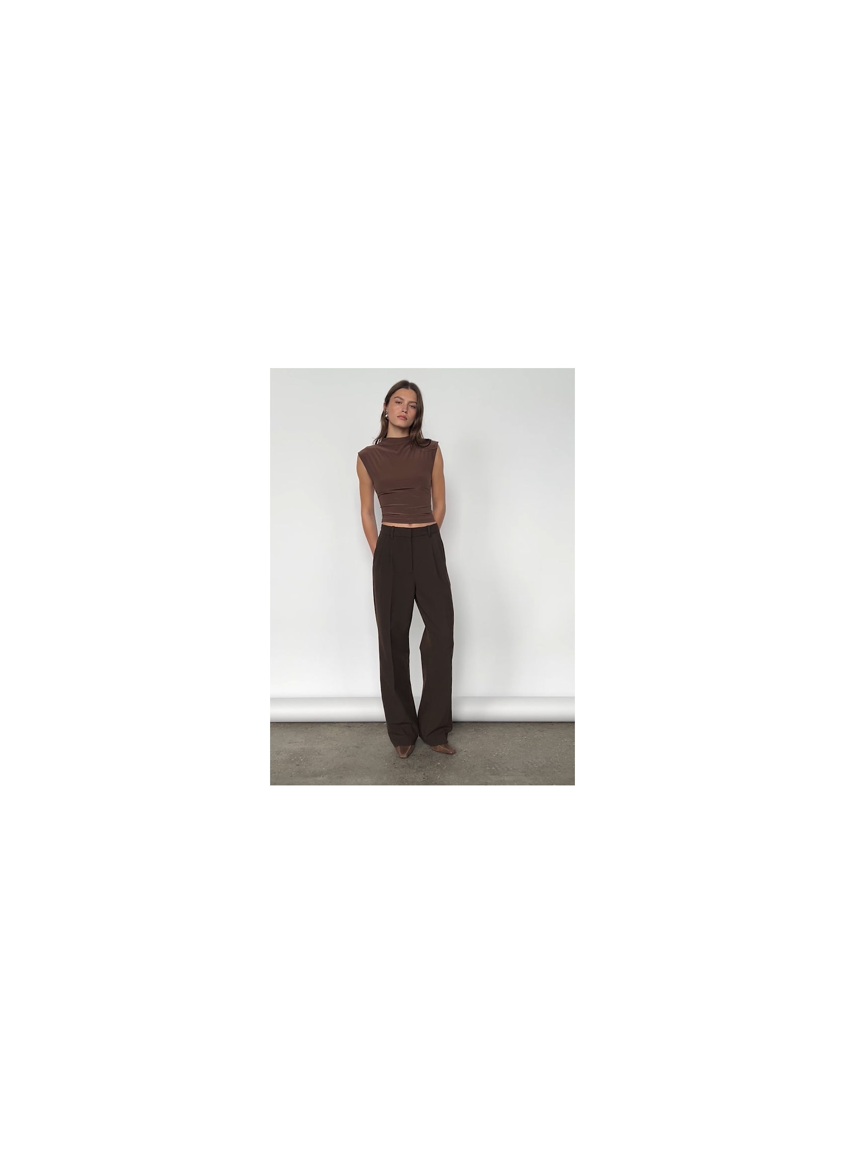 THE EFFORTLESS PANT™ - High-waisted tailored wide-leg pants