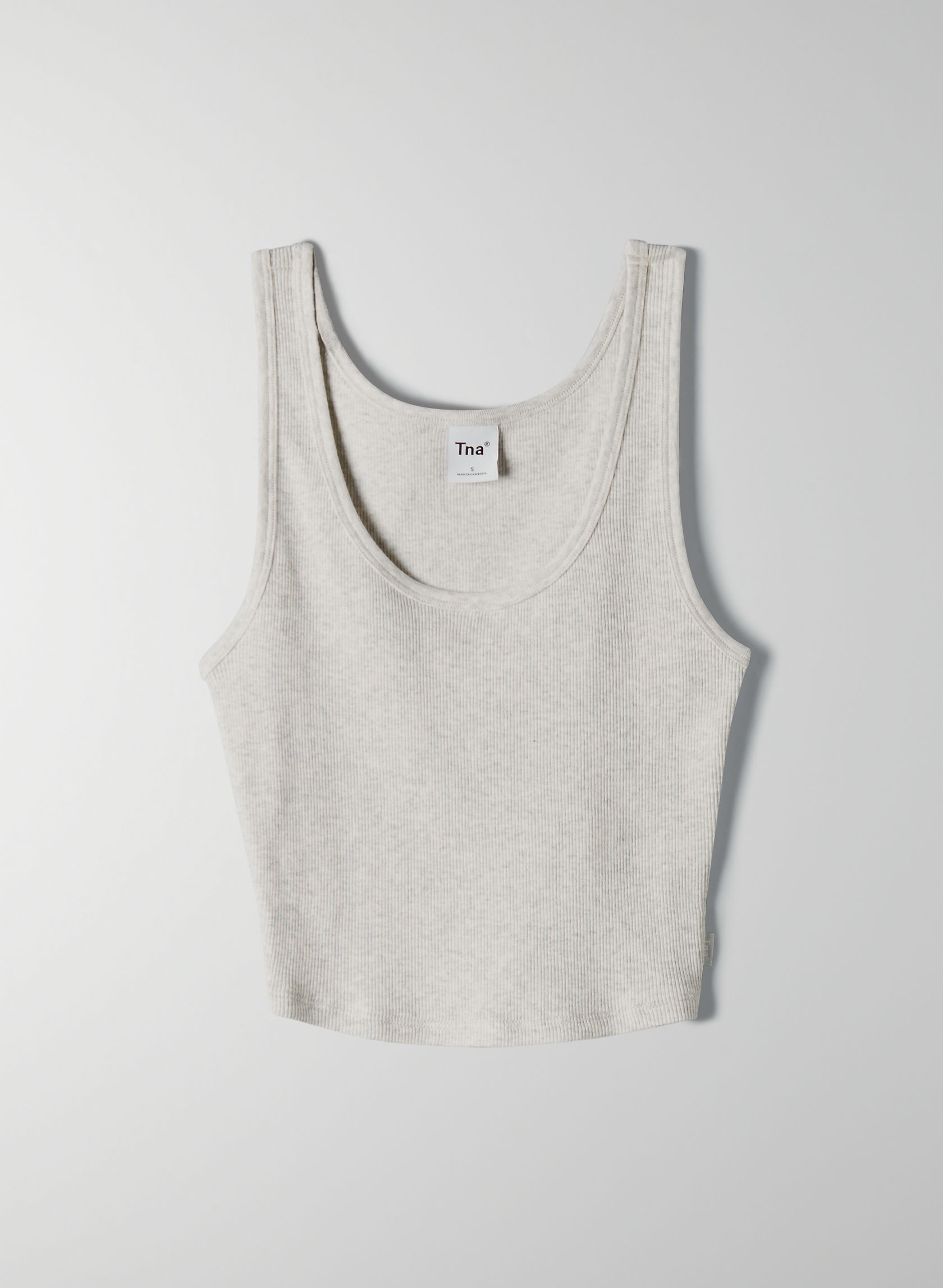 Tna RIBBED CROPPED TANK | Aritzia INTL