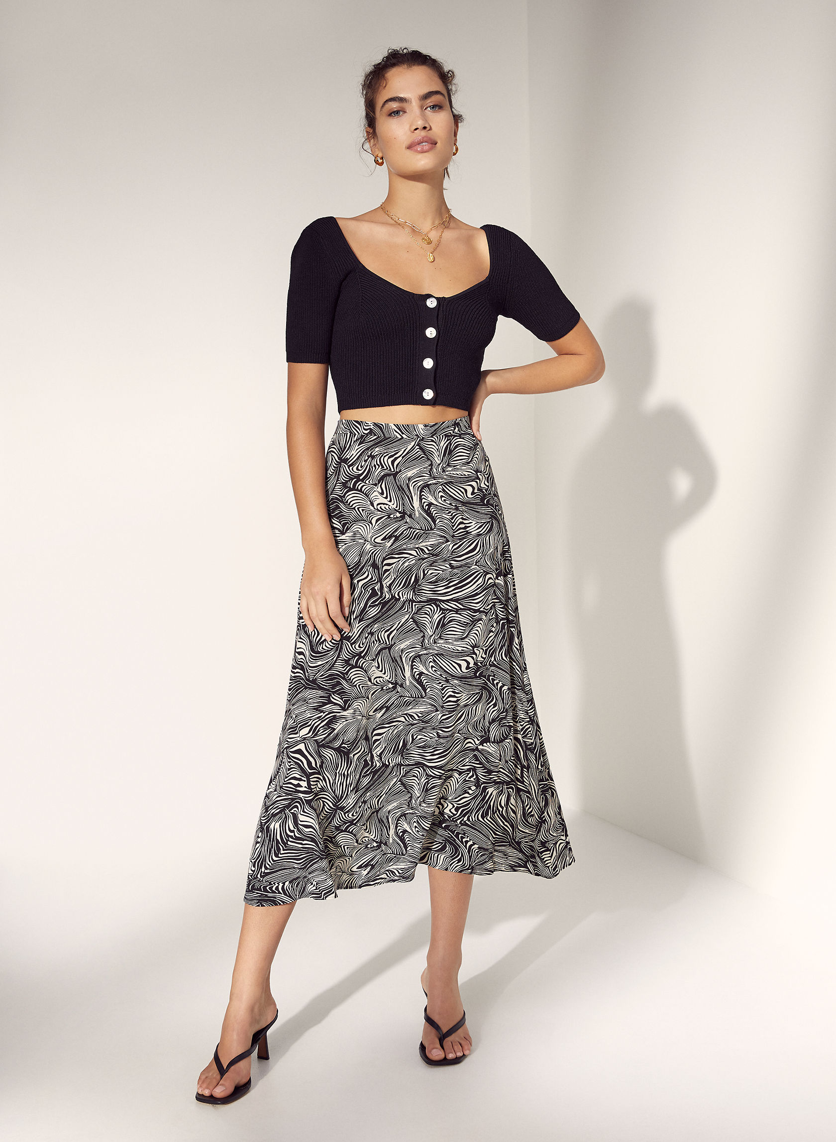 Wilfred MIDI SKIRT Aritzia US