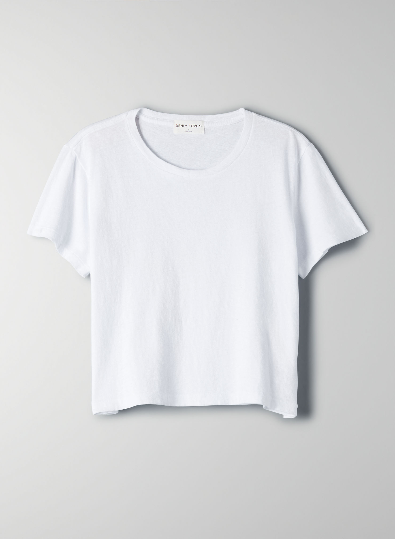 Denim Forum THE KATE CROP TEE | Aritzia INTL