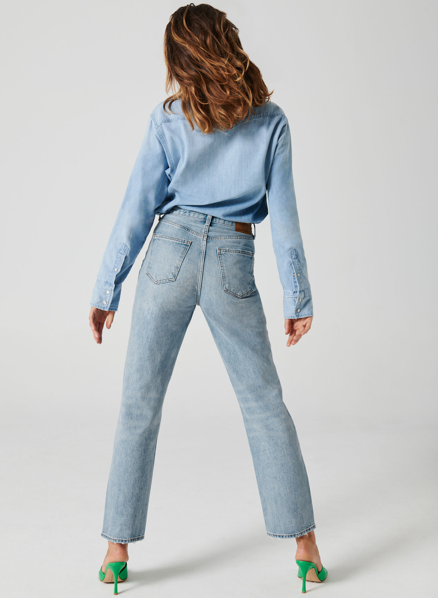 Denim Forum THE JONI HIGH RISE LOOSE 29L | Aritzia US