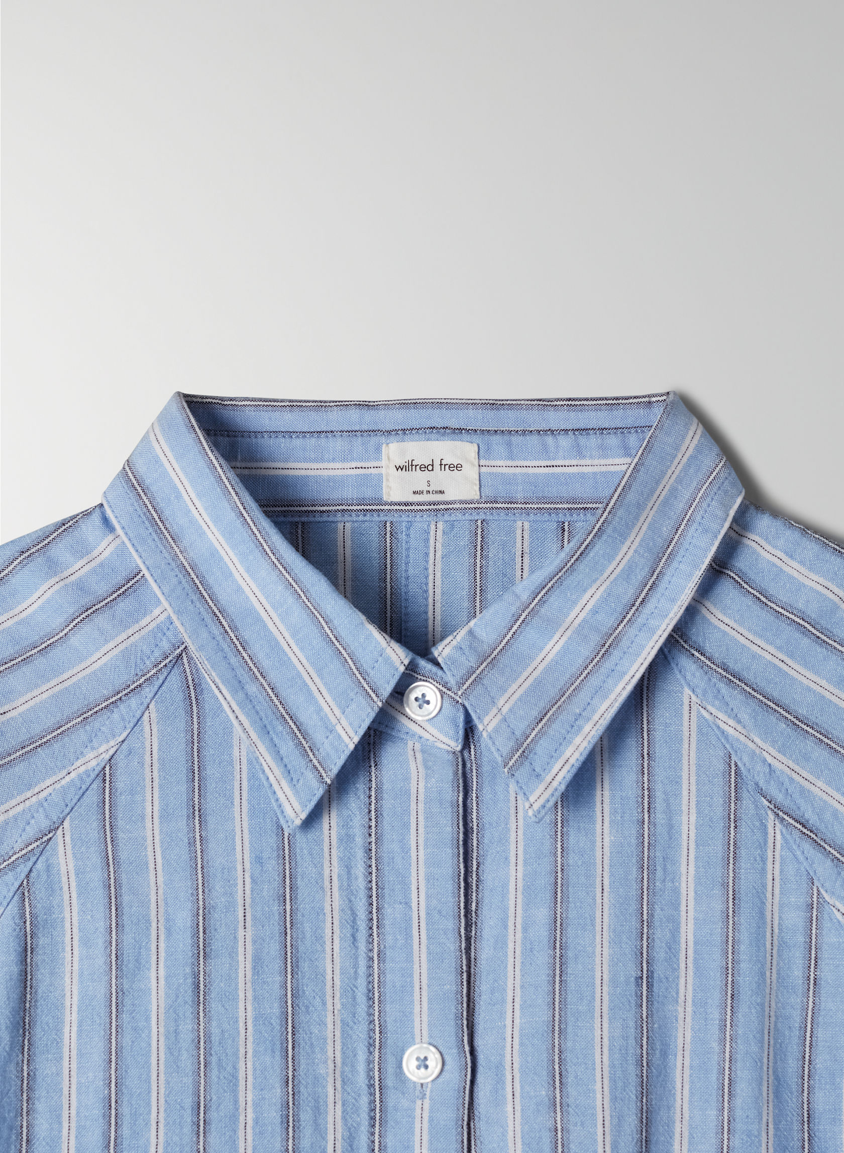 wilfred free button up shirt