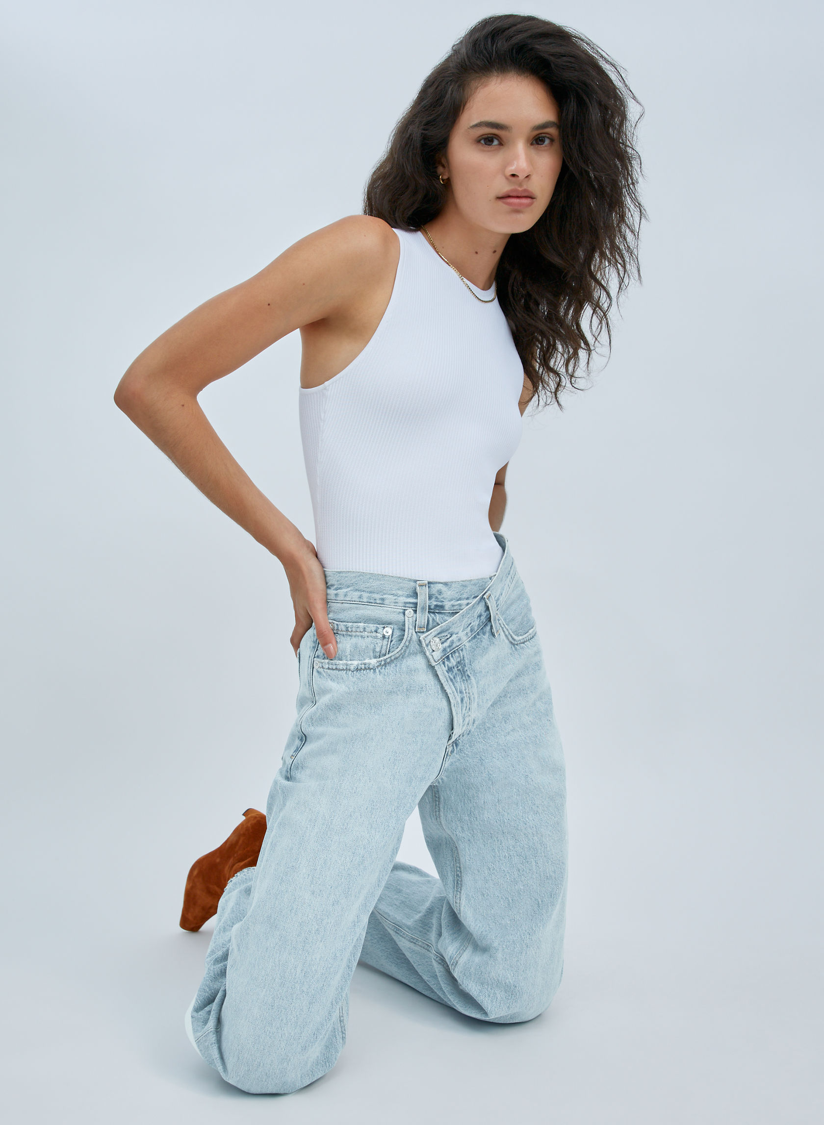 AGOLDE CRISS CROSS JEAN | Aritzia CA