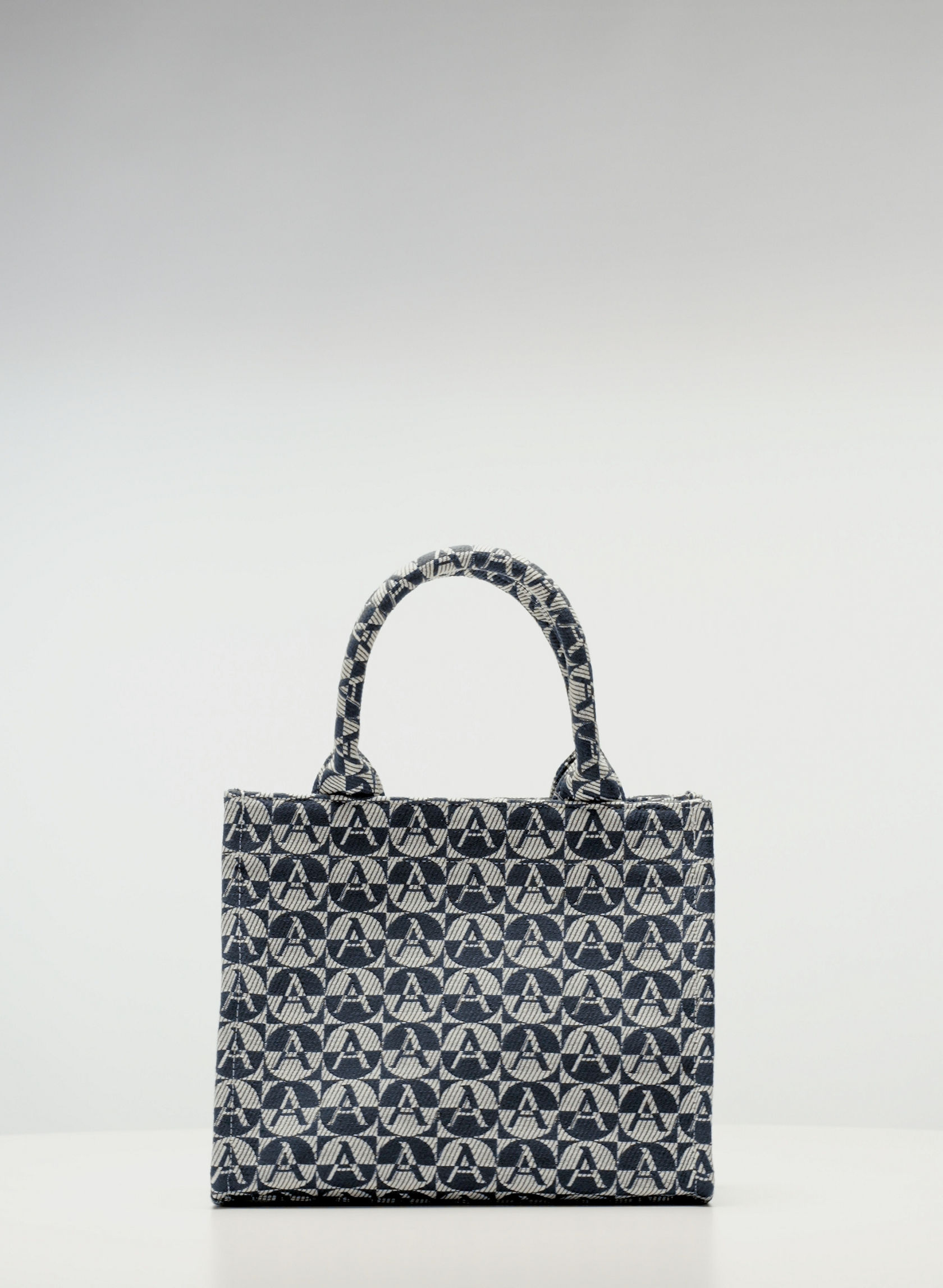 H&M Jacquard Weave Animal LARGE Cotton Book Tote Handbag Bag Limited Edition